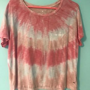 american eagle soft and sexy tye dye t-shirt